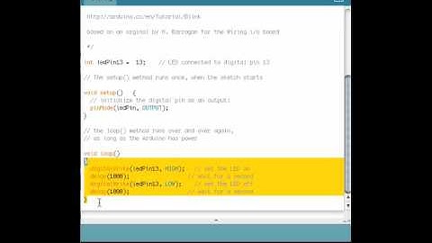 Arduino 1: Tutorial with LED