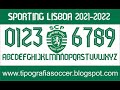 Tipografía Sporting Lisboa 21-22 FREE DOWNLOAD