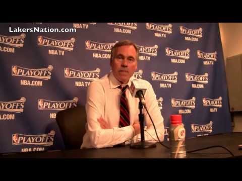 Lakers vs. Spurs Game 4 Post-Game: Mike D'Antoni On Season, Regrets, Dwight Howard, Pau Gasol