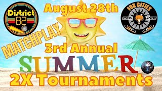 Summer 2X Matchplay Pinball Tournament at District 82 Pinball 2021