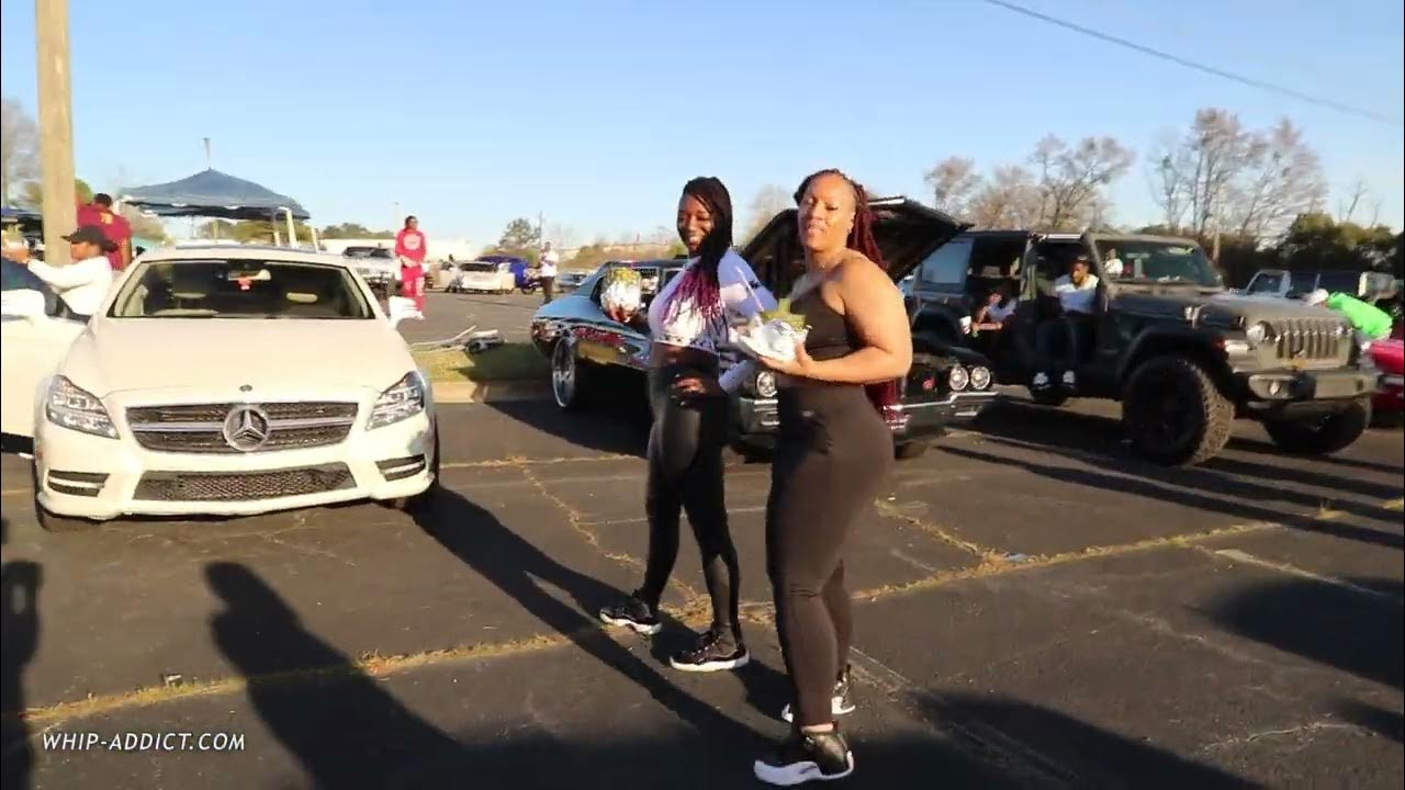 March Madness Car Show, Macon GA, Big Rims, Custom Cars, Donks, Box