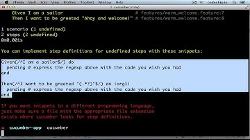 How to set up Cucumber -- The Codeship