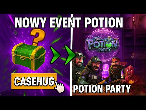 NOWY EVENT POTION PARTY! + GIVEAWAY🔥OPENING NA CASEHUG.COM