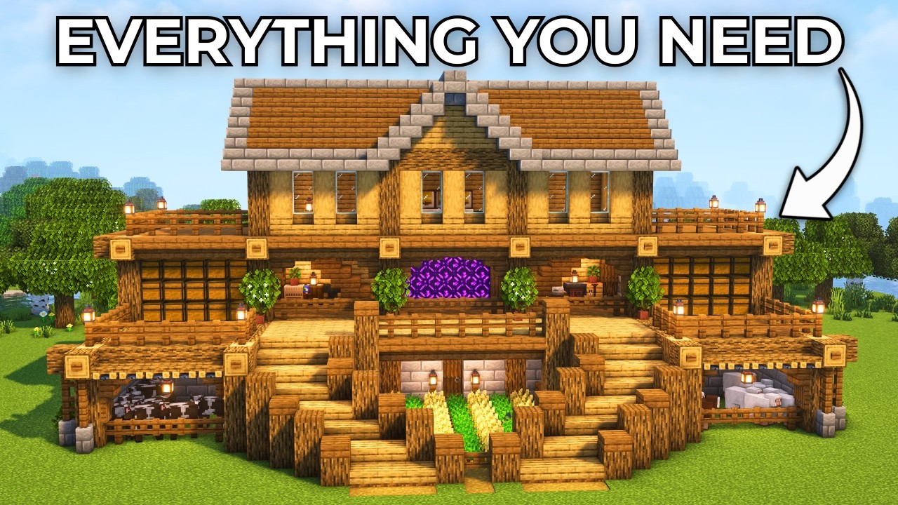 Minecraft: How to Build the Ultimate Survival Base | Tutorial🏠 - YouTube