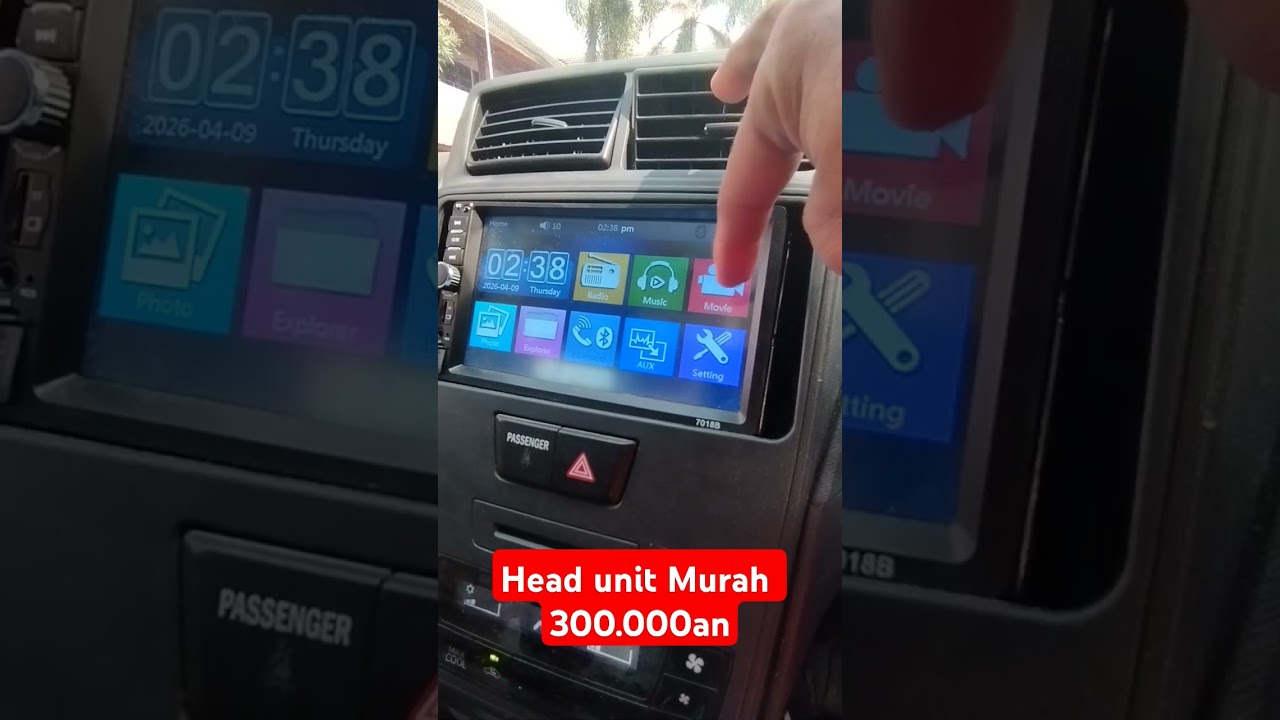 Head unit Double din 300.000an bisa kamera mundur dan all merk