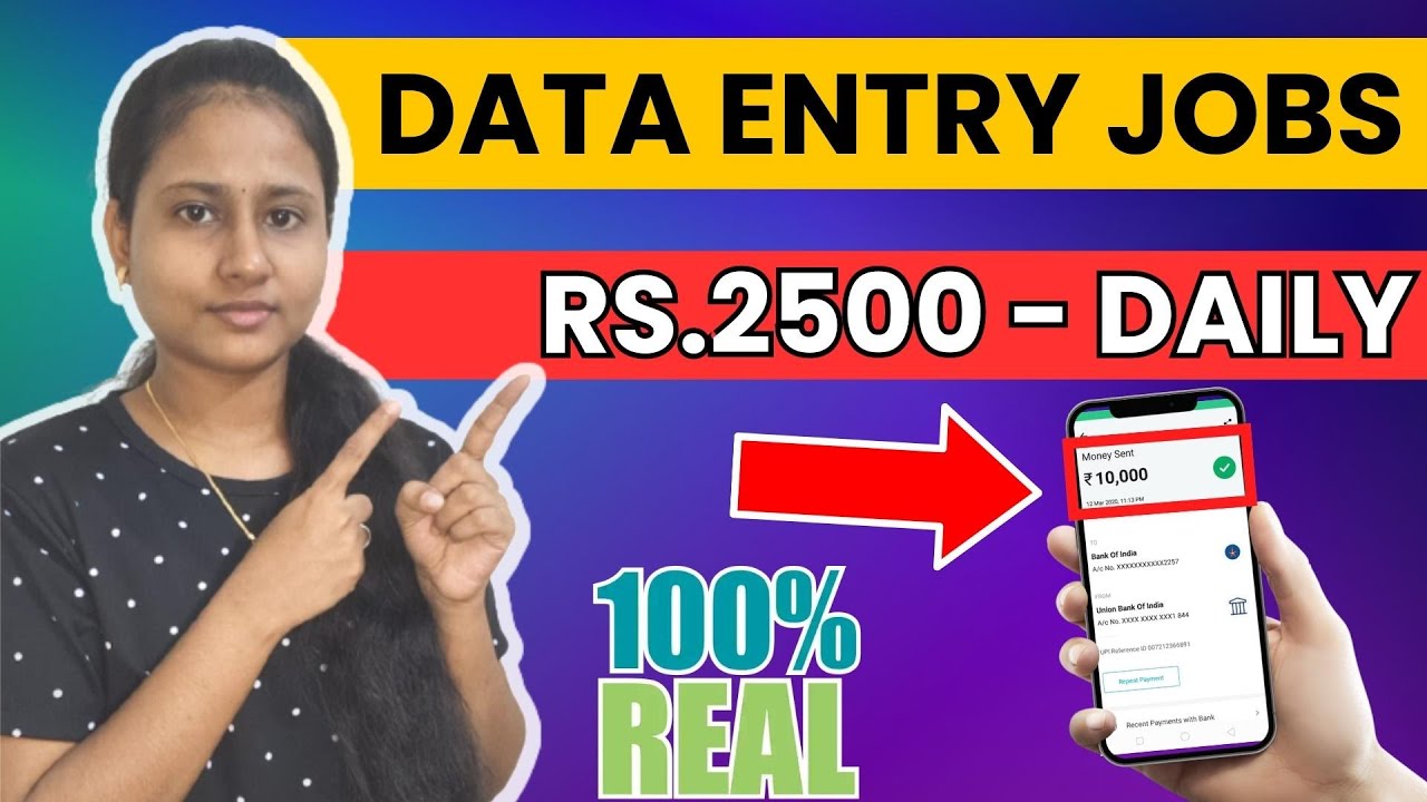 🔴Earn ₹2500 Per Day Data Entry Jobs 🔥 Data Entry Jobs In Tamil