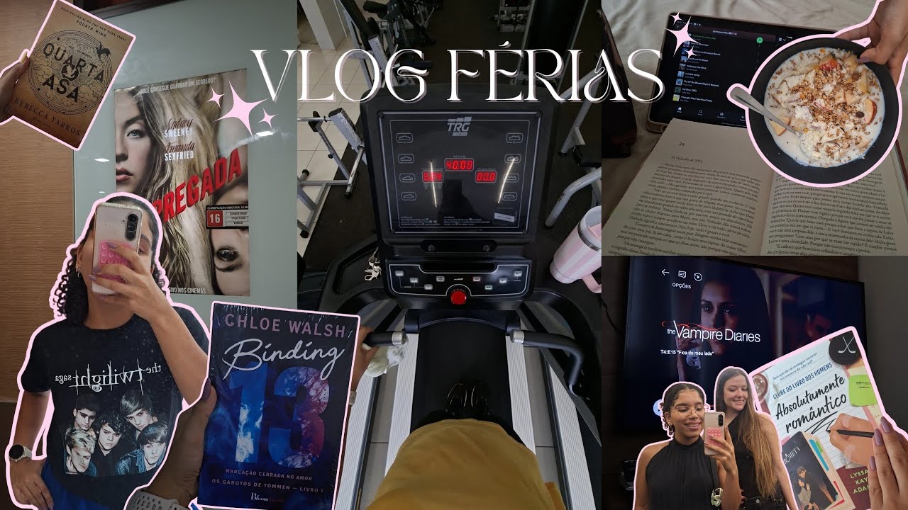vlog férias | rotina, academia, leitura, cinema, unboxing & conversas 💌🌷☕️📚
