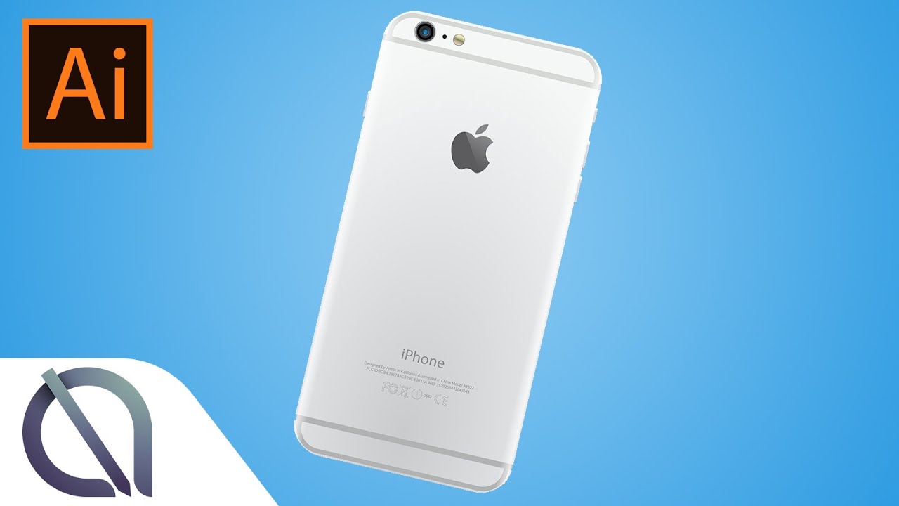 How To Make Iphone 6 Plus Vector Drawing Illustrator Youtube
