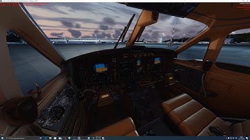 P3DV4 Milviz King Air KA350i landing tncm full reverse
