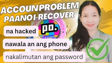 POPPO LIVE, ACOUNT RECOVERY, PAANO MA RECOVER ANG ACCOUNT, FORGOT PASSWORD, LOG IN DETAILS, HACKED.
