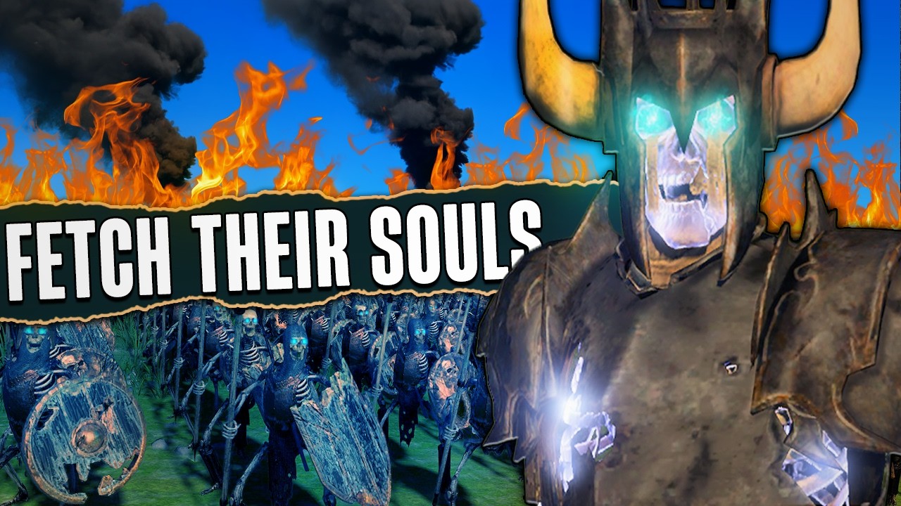 Я использовал некромантию, чтобы убить мертвецов в Total Warhammer 3