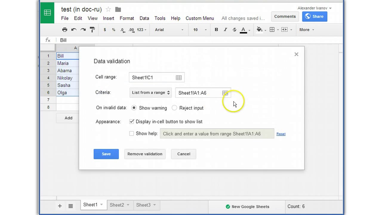 How To Multiple Selection Data Validation Google Spreadsheet YouTube How To Multiple Selection Data Validation Google Spreadsheet YouTube