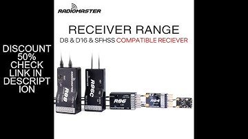 Hot RadioMaster R81 R84 R86 R86C R88 R161 R168 2.4GHz Over 1KM SBUS Nano Receiver Compatible FrSky D