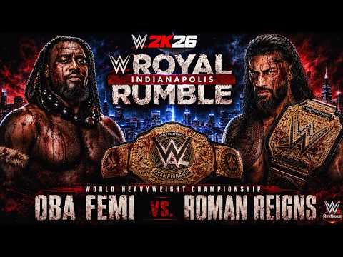 Roman Reigns vs Oba Femi – World Heavyweight Championship | WWE 2K26