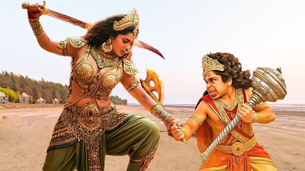 देखिये कैसे माता ने ना चाहते हुए भी किया बाल हनुमान से युद्ध | Mahabali Hanuman | 