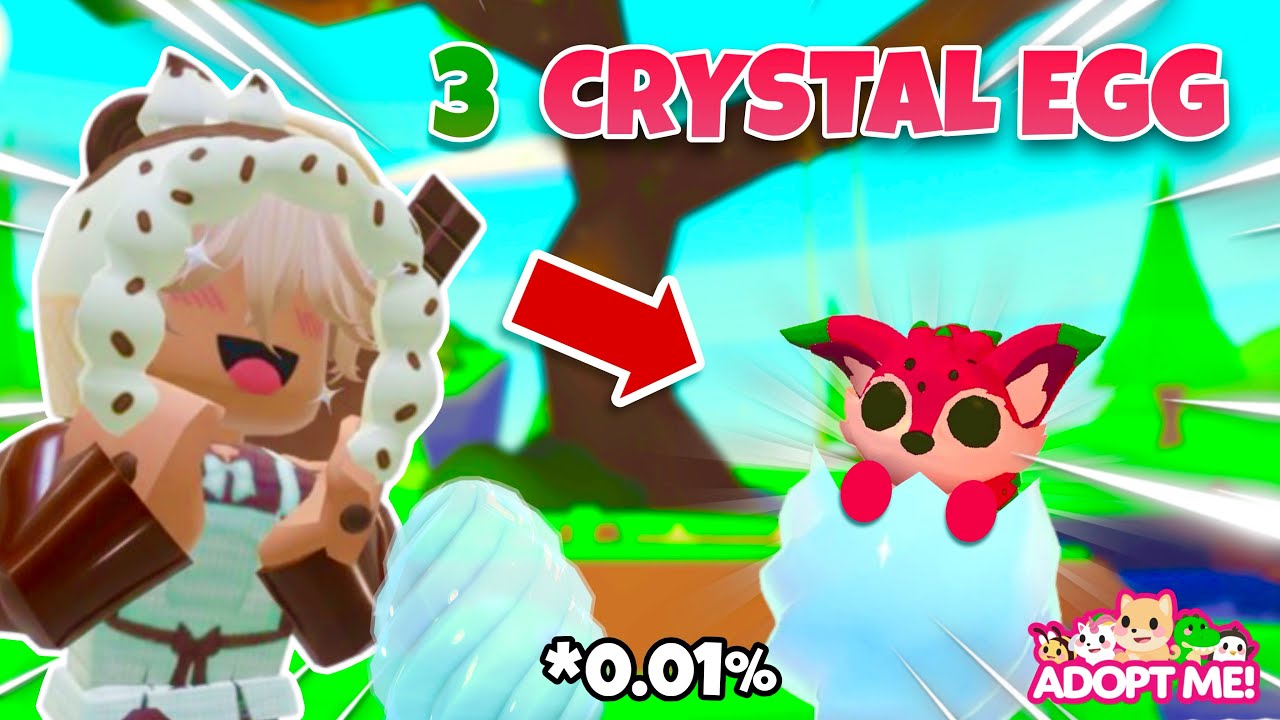 HATCHING 3 CRYSTAL EGGS TO GET THE NEW DRAGON FRUIT FOX! Adopt Me 2026