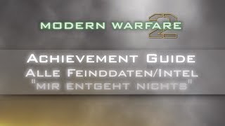Achievement Guide: Call of Duty 6 Modern Warfare 2 Intel Locations