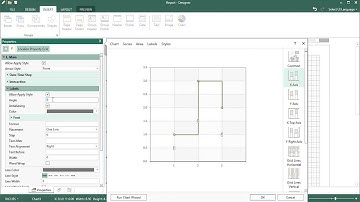 Infographic Tools: Creating Stepped Line Chart in Report - [Shot on version 2015.2]