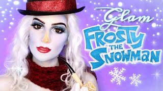 Glam Frosty the Snowman Makeup Tutorial & Body Paint | 12 Days of SFX-mas 2019 | Madalyn Cline