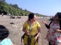 Neeta w t  t  coerced and coaxed into para sailing16th feb13 diveagaar beach