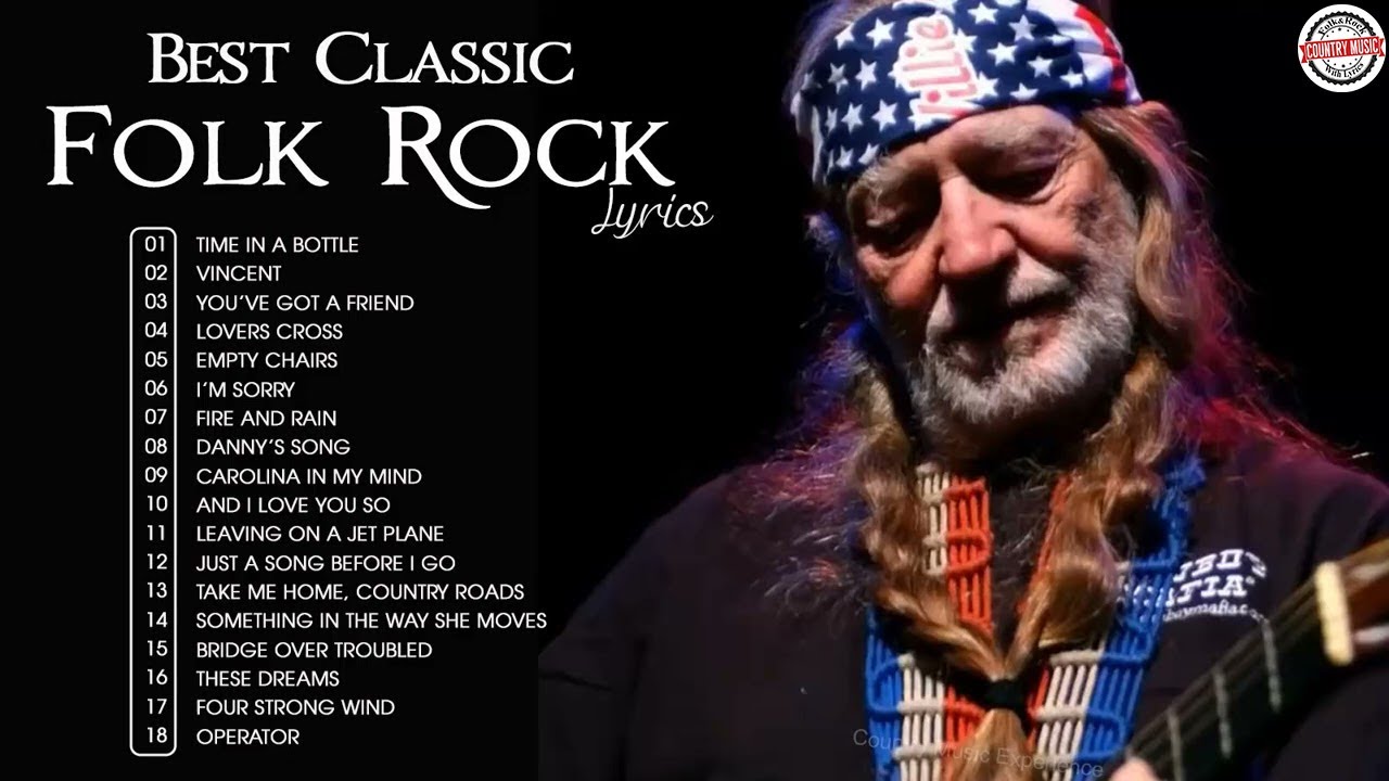 Jim Croce, John Denver, Don Mclean, Cat Stevens – Classic Folk Rock – Folk Songs With Lyrics