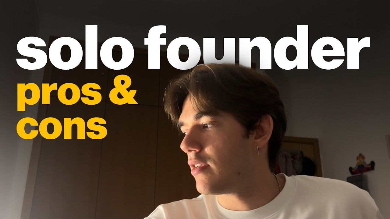 A bit of the reality of founding a company alone (pros & cons) | Lisbon ...