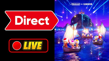 Super Mario Galaxy Movie Direct + FIRST Trailer | LIVE FIRST REACTION!