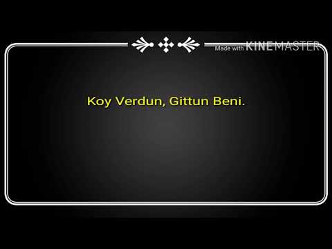 Kazim Koyuncu: Hic Mi Düşünmedin Sen, Sozlu Version (lyrics)