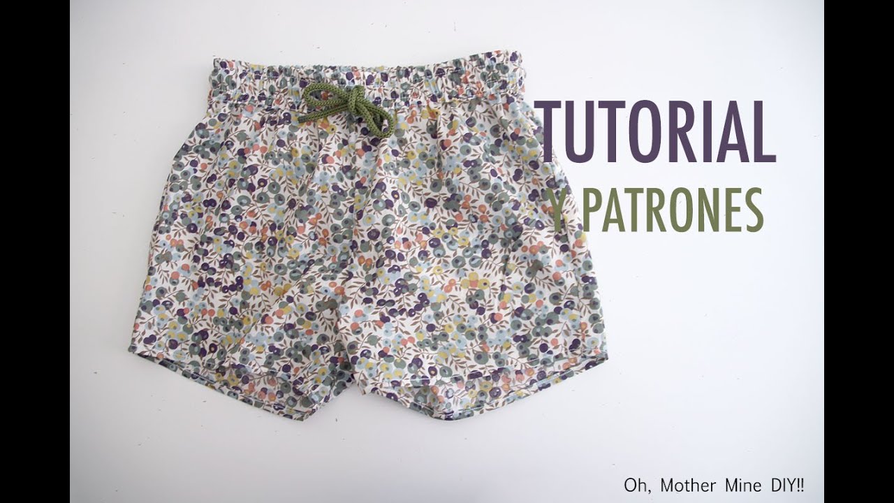 Patrones gratis: pantalón liberty tipo bañador para niños -