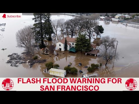 Flash Flood Warning for San Francisco, Storm is not slowing down!