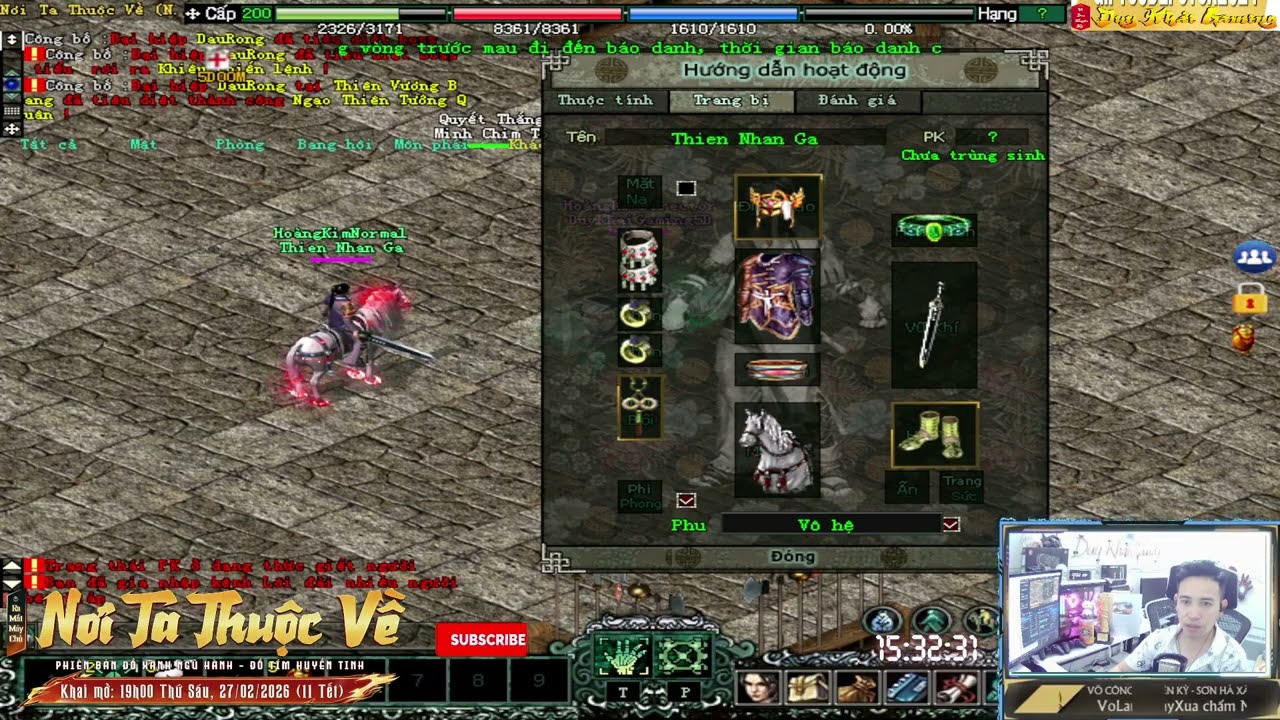 Võ Lâm 1⚡️Test Dame Ngũ Độc Full Đồ HKMP vs Nga My Full HKMP,Thiên Nhẫn Cái Kết🎙Duy Khải Gaming🔰