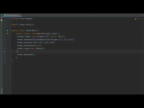 JPanel in JAVA Swing