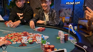 QUADS & $1000+ Pots at Tiki Bar Home Game!! | Poker Vlog #129 screenshot 5