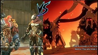 Change In All 4 Horse Men Cutscene In Darksiders genesis Vs Darksiders 3