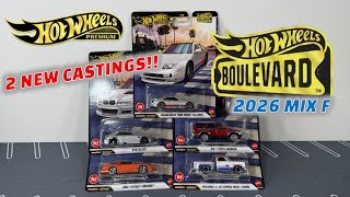 Hot Wheels Boulevard 2026 Mix F - 2 New Castings! #fyp #unboxing #hotwheels