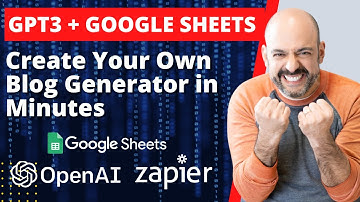 Create Your Own Blog Generator in Minutes With GPT-3, Google Sheets and Zapier