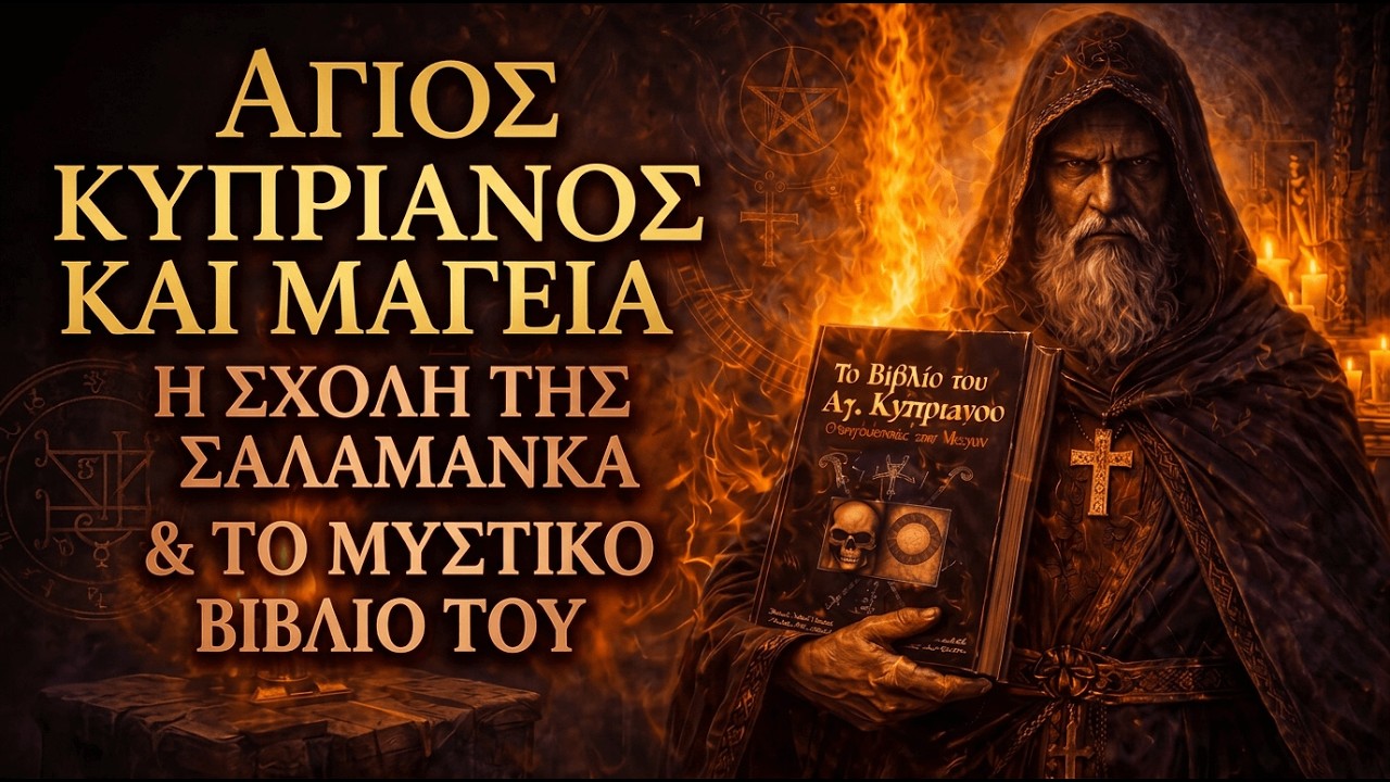 Άγιος Κυπριανός και Μαγεία: Η Σχολή της Σαλαμάνκα & Το Μυστικό Βιβλίο του