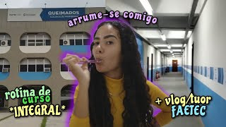 ARRUME-SE COMIGO/VLOG: PRIMEIRO DIA DE AULA (CURSO PRÉ-VESTIBULAR)?