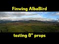 Finwing AlbaBird // 8&quot; props // GoPro Hero 11 Mini