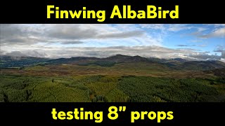 Finwing AlbaBird // 8&quot; props // GoPro Hero 11 Mini