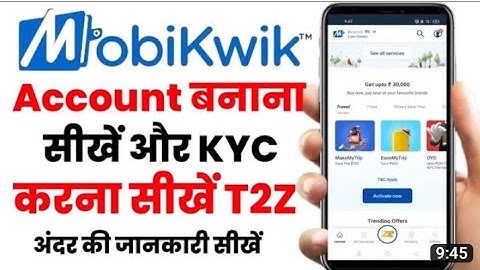 Mobikwik Account Kaise Banaye | How to create Mobikwik Account | Mobikwik Account Opening Online