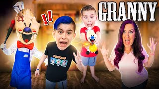 ROD IS GRANNY in Real Life! Ice Scream Granny mod (FUNhouse Family) Escape Rods Factory