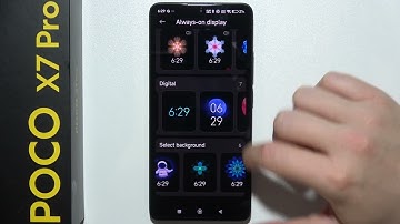 POCO X7 Pro: How to Change Always On Display Theme
