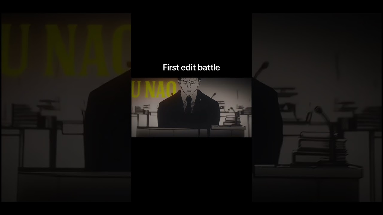 First edit battle ever