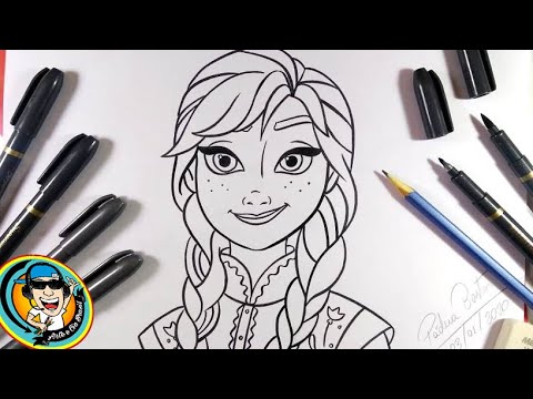 Vídeo: Como Desenhar Anna De Frozen