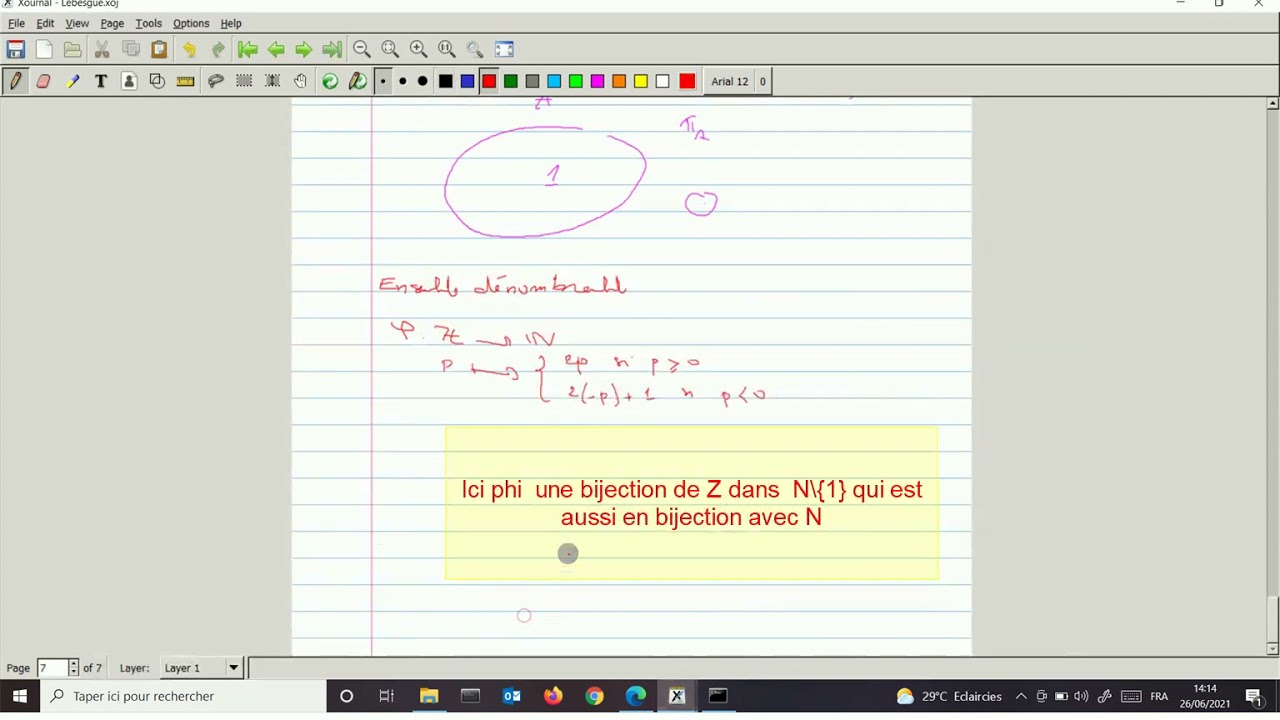 Mesure d'un ensemble mesurable, fonction mesurable(Chapitre 1: Cours Mathématiques pour l'Ingénieur)
