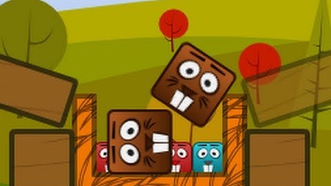 Beaver Blocks Level Pack Level1-28 Walkthrough