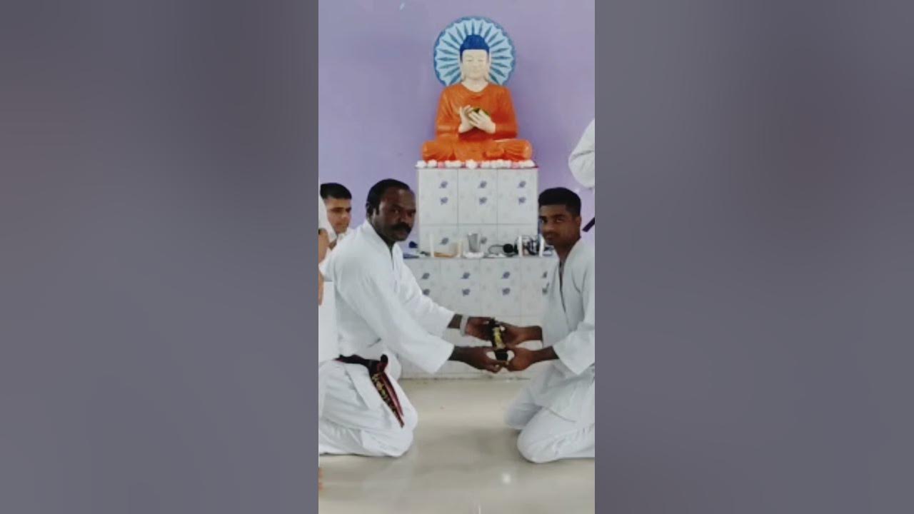 AshwaneethBodhi Budokan KarateBlack belts are given to karate studentsKamble Mukesh