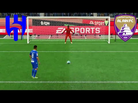 AL HILAL vs AL AIN Penalty LIGA DOS CAMPEOES DA ASIA GAMEPLAY FUTEBOL FIFA 24
