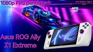 Asus ROG Ally (Z1 Extreme) Need for Speed Heat| 1080p All settings| FPS Benchmark